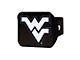 Hitch Cover with West Virginia University Logo; Navy (Universal; Some Adaptation May Be Required)