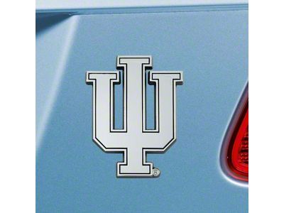 Indiana University Emblem; Chrome (Universal; Some Adaptation May Be Required)