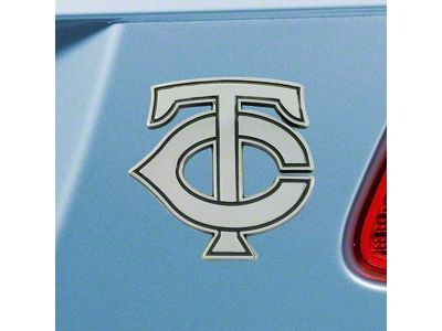 Minnesota Twins Emblem; Chrome (Universal; Some Adaptation May Be Required)