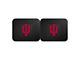Molded Rear Floor Mats with Indiana University Logo (Universal; Some Adaptation May Be Required)