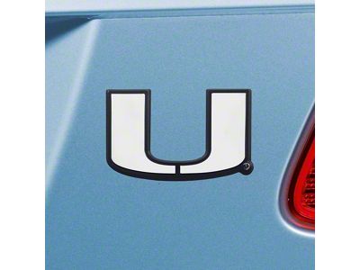 University of Miami Emblem; Chrome (Universal; Some Adaptation May Be Required)