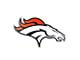 Denver Broncos Embossed Emblem; Orange and Blue (Universal; Some Adaptation May Be Required)