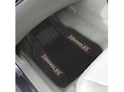 Molded Front Floor Mats with Florida State University Logo (Universal; Some Adaptation May Be Required)