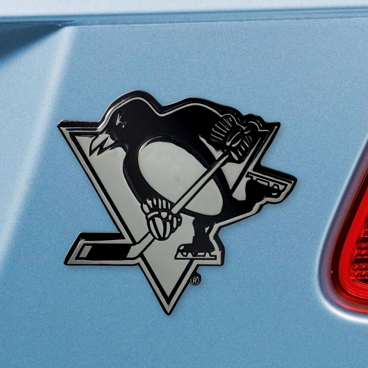 Sierra 2500 Pittsburgh Penguins Emblem; Chrome (Universal; Some Adaptation  May Be Required) - Free Shipping, image size:1280x1280