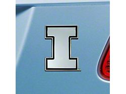 University of Illinois Emblem; Chrome (Universal; Some Adaptation May Be Required)