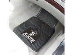 Vinyl Front Floor Mats with New Mexico State University Logo; Black (Universal; Some Adaptation May Be Required)