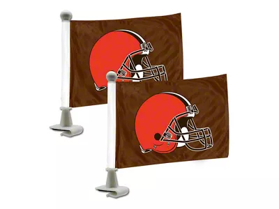 Ambassador Flags with Cleveland Browns Logo; Black (Universal; Some Adaptation May Be Required)
