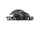 Baltimore Ravens Molded Emblem; Chrome (Universal; Some Adaptation May Be Required)