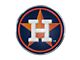 Houston Astros Embossed Emblem; Navy (Universal; Some Adaptation May Be Required)