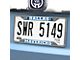 License Plate Frame with Dallas Mavericks Logo; Chrome (Universal; Some Adaptation May Be Required)