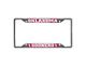 License Plate Frame with University of Oklahoma Logo; Chrome (Universal; Some Adaptation May Be Required)