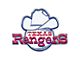 Texas Rangers Embossed Emblem; Red (Universal; Some Adaptation May Be Required)