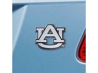 Auburn University Emblem; Chrome (Universal; Some Adaptation May Be Required)