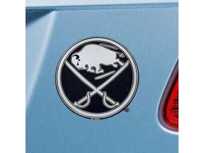 Buffalo Sabres Emblem; Chrome (Universal; Some Adaptation May Be Required)