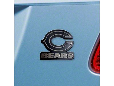 Chicago Bears Emblem; Chrome (Universal; Some Adaptation May Be Required)