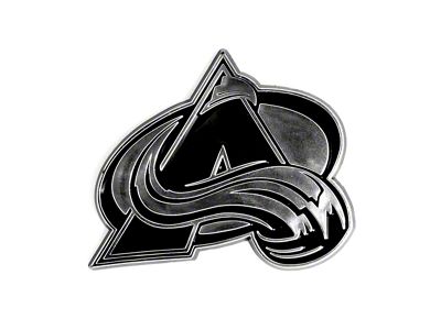 Colorado Avalanche Molded Emblem; Chrome (Universal; Some Adaptation May Be Required)