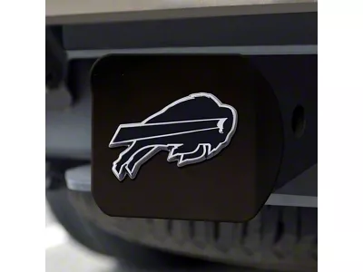 Hitch Cover with Buffalo Bills Logo; Black (Universal; Some Adaptation May Be Required)