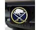 Hitch Cover with Buffalo Sabres Logo; Navy (Universal; Some Adaptation May Be Required)