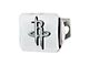 Hitch Cover with Houston Rockets Logo; Chrome (Universal; Some Adaptation May Be Required)