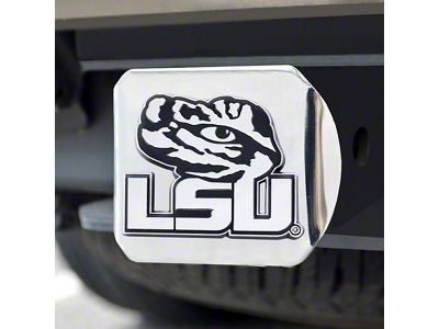 Hitch Cover with LSU Logo (Universal; Some Adaptation May Be Required)