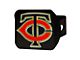 Hitch Cover with Minnesota Twins Logo; Black (Universal; Some Adaptation May Be Required)