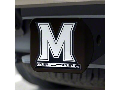Hitch Cover with University of Maryland Logo; Red (Universal; Some Adaptation May Be Required)