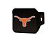 Hitch Cover with University of Texas Logo; Orange (Universal; Some Adaptation May Be Required)