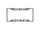 License Plate Frame with New York Mets Logo; Navy (Universal; Some Adaptation May Be Required)