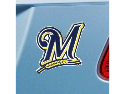 Milwaukee Brewers Emblem; Navy (Universal; Some Adaptation May Be Required)