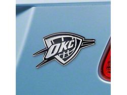 Oklahoma City Thunder Emblem; Chrome (Universal; Some Adaptation May Be Required)