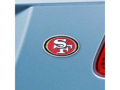 San Francisco 49ers Emblem; Red (Universal; Some Adaptation May Be Required)