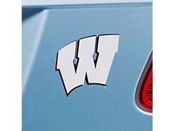 University of Wisconsin Emblem; Chrome (Universal; Some Adaptation May Be Required)