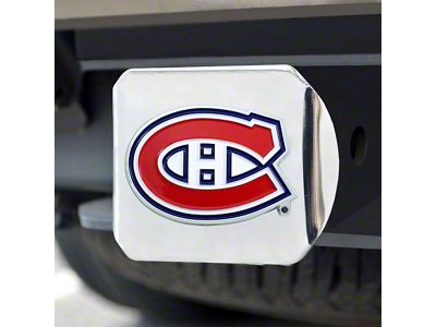 Hitch Cover with Montreal Canadiens Logo; Red (Universal; Some Adaptation May Be Required)