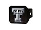 Hitch Cover with Texas Tech University Logo; Red (Universal; Some Adaptation May Be Required)