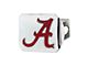 Hitch Cover with University of Alabama Logo; Chrome (Universal; Some Adaptation May Be Required)