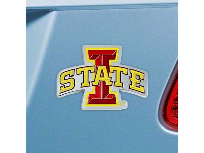 Iowa State University Emblem; Red (Universal; Some Adaptation May Be Required)