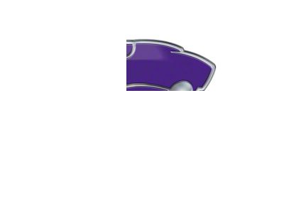 Kansas State University Embossed Emblem; Purple (Universal; Some Adaptation May Be Required)