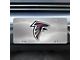 License Plate with Atlanta Falcons Logo; Stainless Steel (Universal; Some Adaptation May Be Required)