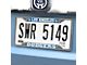 License Plate Frame with Los Angeles Dodgers Logo; Blue (Universal; Some Adaptation May Be Required)