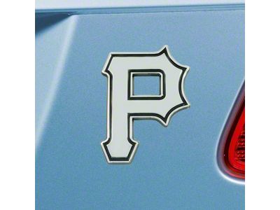 Pittsburgh Pirates Emblem; Chrome (Universal; Some Adaptation May Be Required)