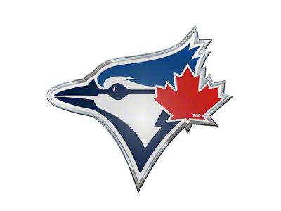 Toronto Blue Jays Embossed Emblem; Navy (Universal; Some Adaptation May Be Required)