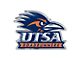University of Texas-San Antonio Embossed Emblem; Blue and Orange (Universal; Some Adaptation May Be Required)