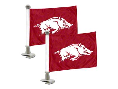 Ambassador Flags with University of Arkansas Logo; Cardinal (Universal; Some Adaptation May Be Required)