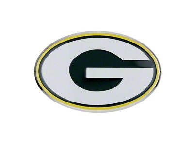 Green Bay Packers Embossed Emblem; Green (Universal; Some Adaptation May Be Required)
