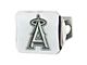 Hitch Cover with Los Angeles Angels Logo; Chrome (Universal; Some Adaptation May Be Required)