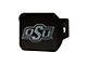 Hitch Cover with Oklahoma State University Logo; Black (Universal; Some Adaptation May Be Required)