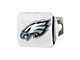 Hitch Cover with Philadelphia Eagles Logo; Green (Universal; Some Adaptation May Be Required)