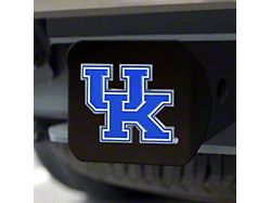 Hitch Cover with University of Kentucky Logo; Blue (Universal; Some Adaptation May Be Required)