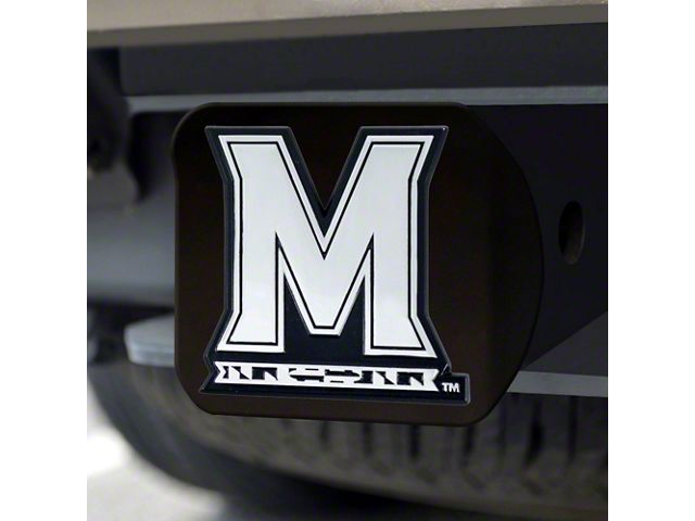 Hitch Cover with University of Maryland Logo; Red (Universal; Some Adaptation May Be Required)