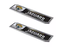 Jacksonville Jaguars Embossed Emblems; Black (Universal; Some Adaptation May Be Required)